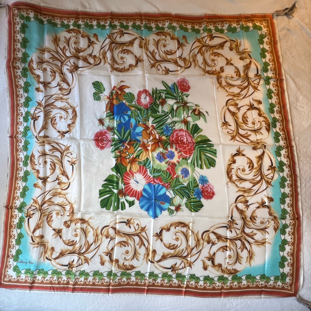 Johnny Was silk scarf